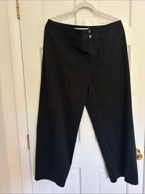 Chico's Black High-Rise Wide Leg Pants